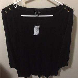 Roz&Ali Dressbarn Black Sweater